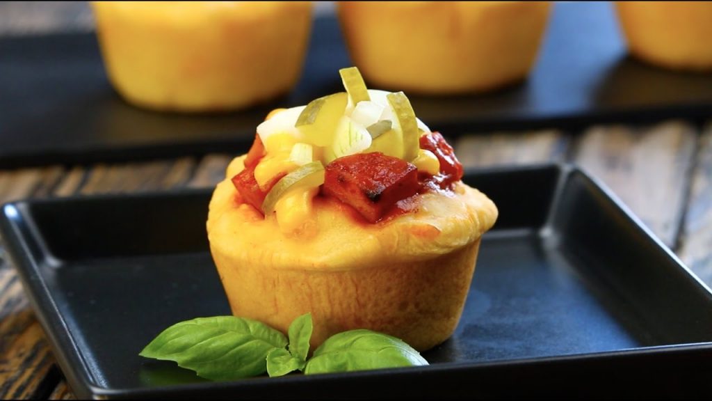 Hot Dog Cups: originelles und herzhaftes Muffin Rezept