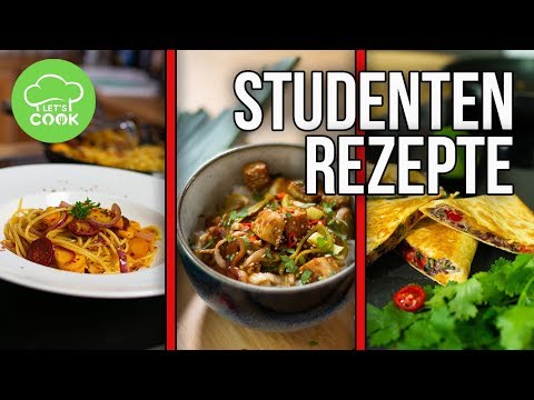 Studentenküche | 3 einfache Rezepte für Studenten unter 5€