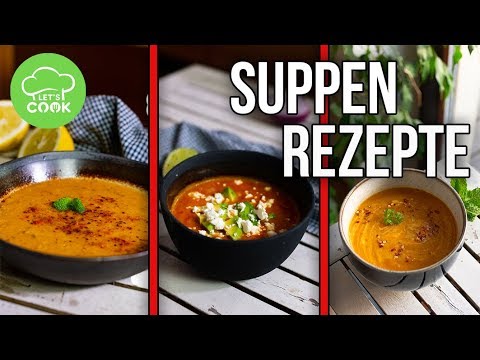 3 leichte Suppen Rezepte zum Aufwärmen | Essen unter 5€