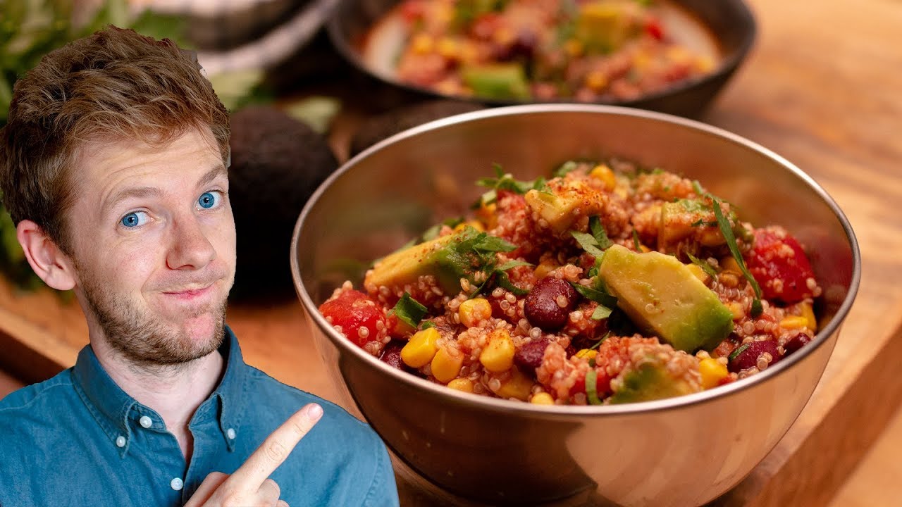 Meal Prep Rezept für heiße Tage! ☀️ Quinoa-Salat Bowl