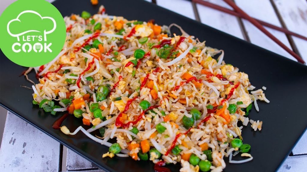 REZEPT: Gebratener Reis mit Gemüse | Wie beim Asiaten