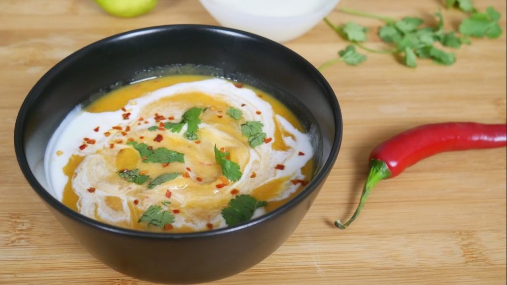 Süßkartoffel Suppe Rezept mit nur 6 Zutaten!