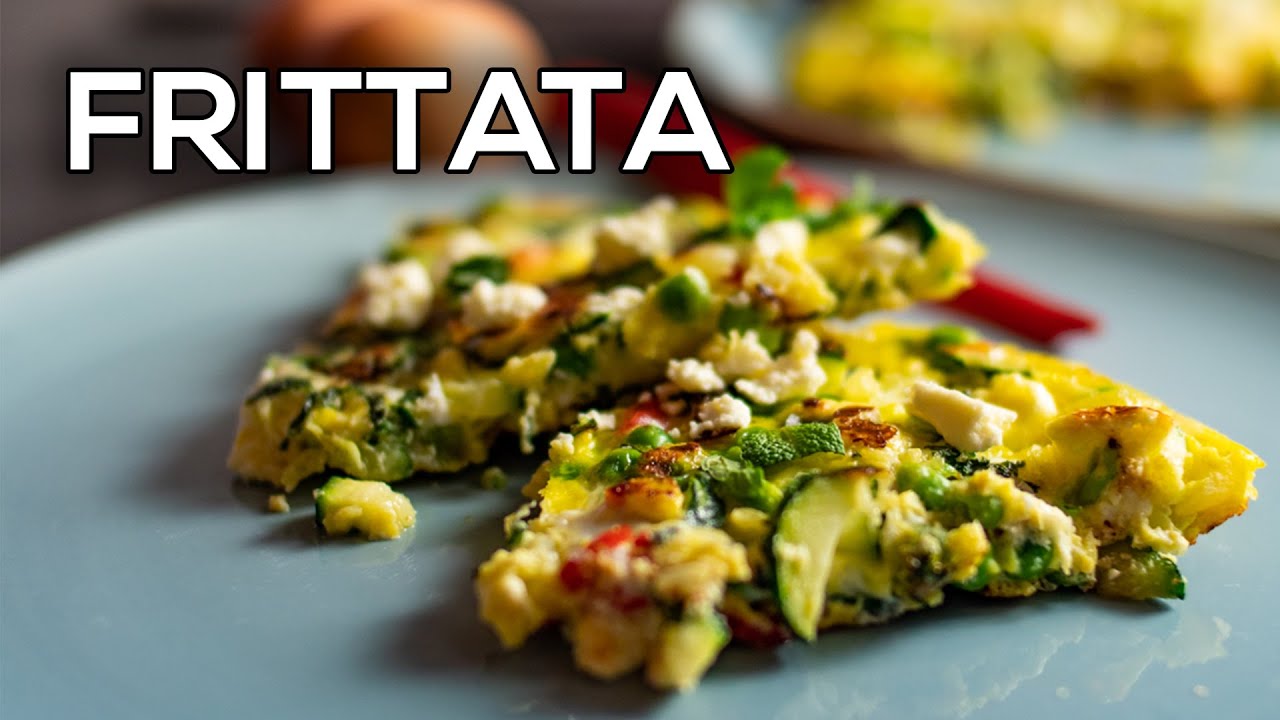 Schnelles Frittata Rezept! (Italienisches Omelett)