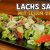 Salat mit Lachs und Avocado in 5 Minuten! + Sesamdressing