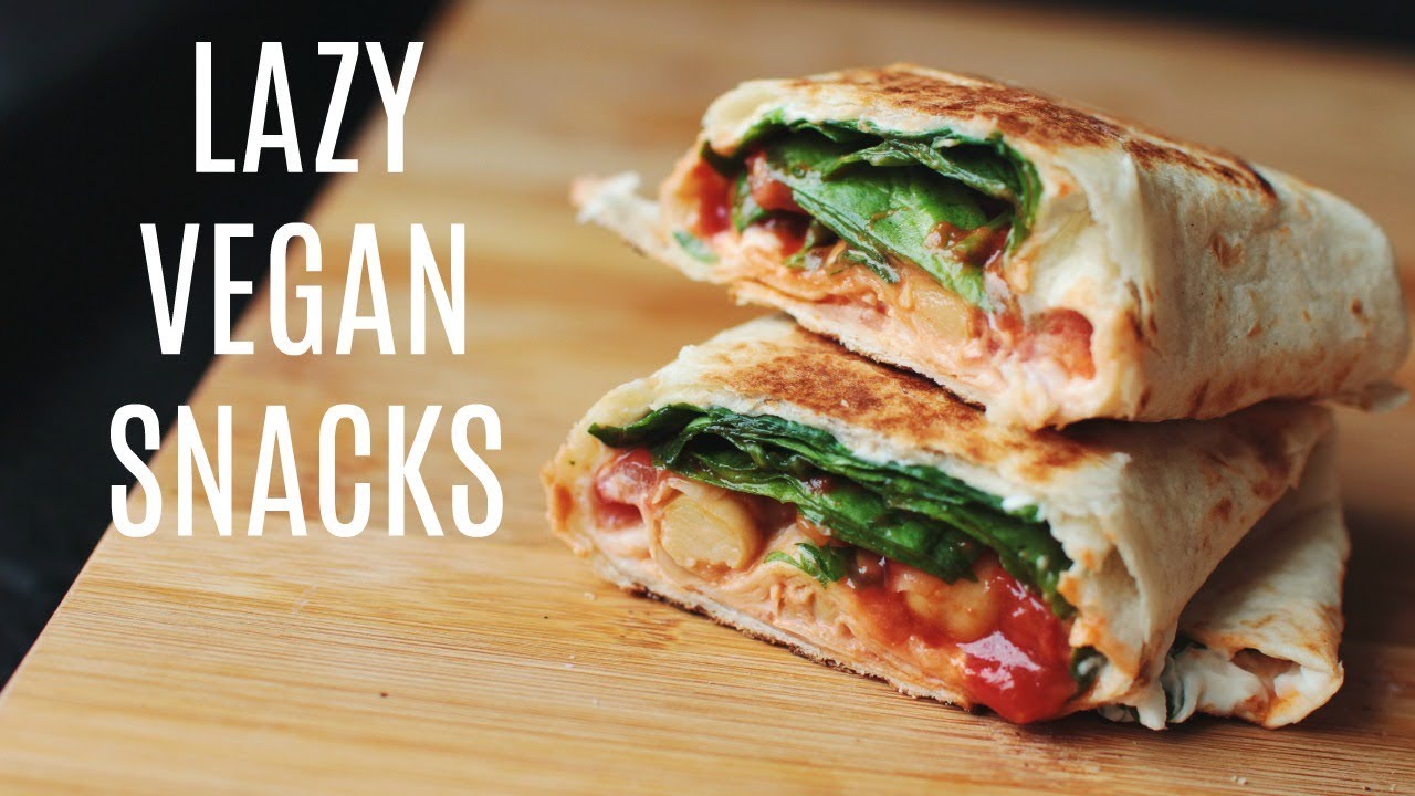 Super Lazy Vegan Snack Ideas! { healthy + easy }