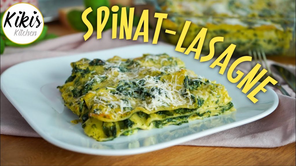 Nichts im Kühlschrank – was kochen? Spinat Lasagne mit wenig Zutaten – Blitzrezept