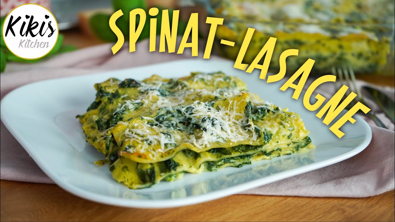 Nichts im Kühlschrank - was kochen? Spinat Lasagne mit wenig Zutaten - Blitzrezept