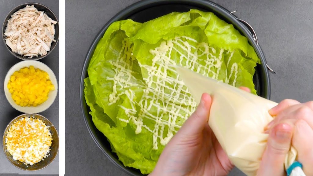 Mit diesem Salatkuchen überraschst du ALLE am Tisch