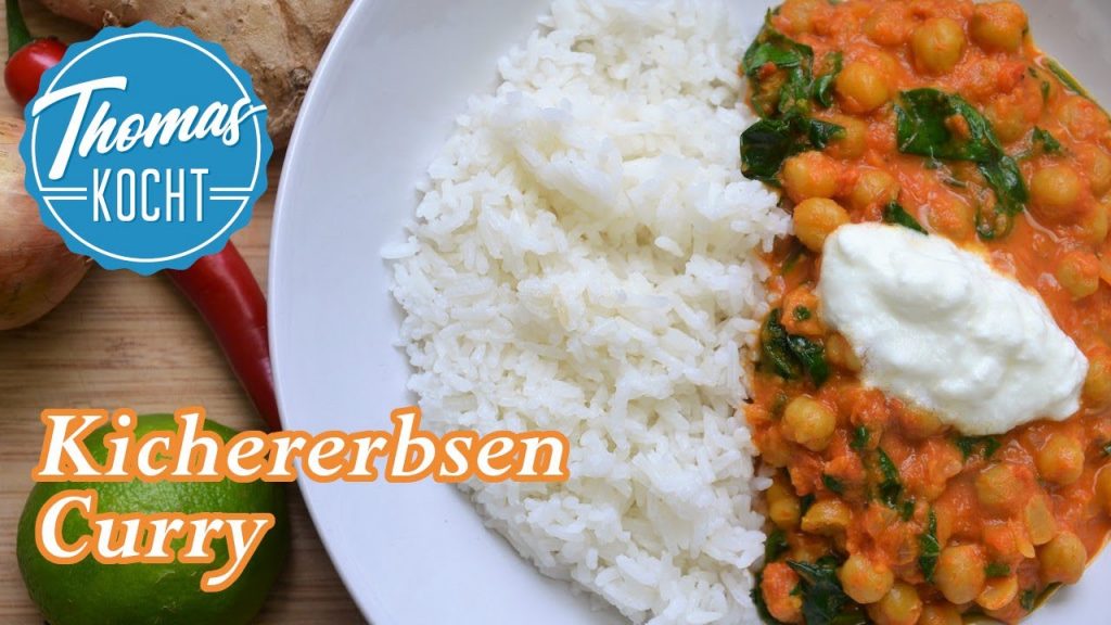 Kichererbsen Curry – einfaches und schnelles Mittag- oder Abendessen