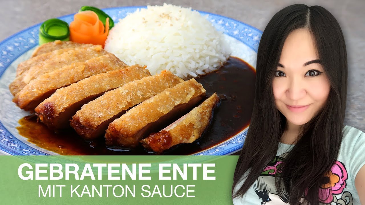 REZEPT: knusprig gebratene Ente mit Kanton Sauce | Entenbrust Kanton Art | chinesisches Essen