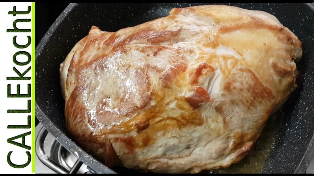 Saftigen Schweinebraten im Backofen zubereiten – Omas Rezept Preparing roast pork – Grandma's recipe