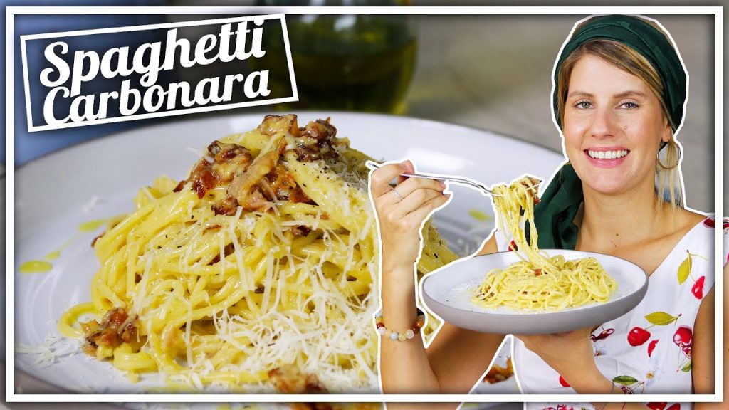 Die leckersten Spaghetti Carbonara | mit oder ohne Sahne? | #KÄSELIEBE | Felicitas Then