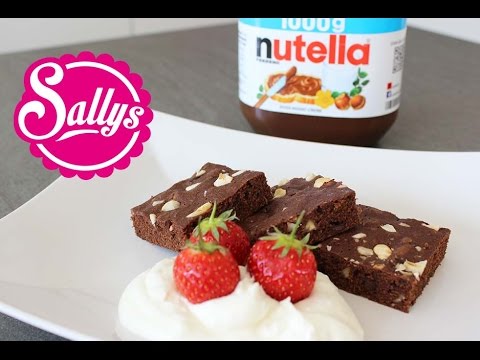 Nutella-Brownies mit nur 3 Zutaten! / Sallys Welt