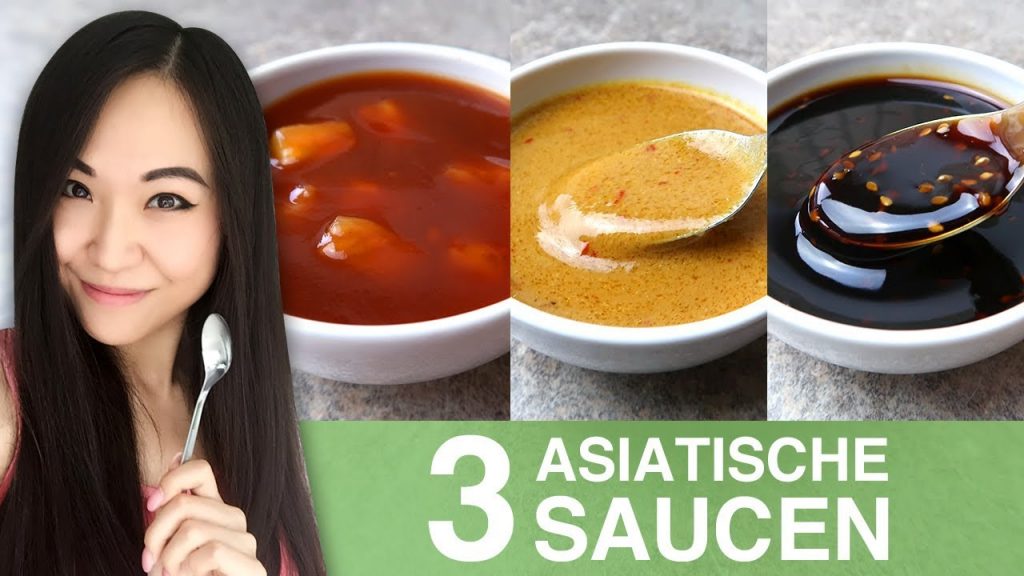REZEPT: Süß Sauer Sauce | Erdnusssoße | Teriyaki Sauce | Asiatische Saucen selber machen