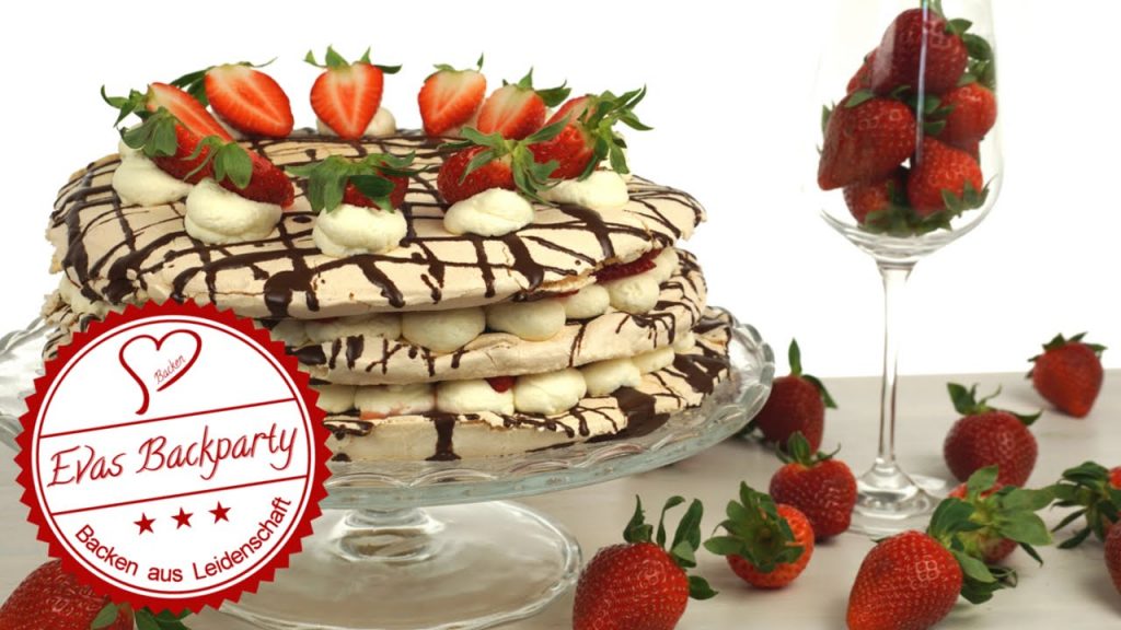 Erdbeer-Pavlova-Torte – die leichte und süße Versuchung für den Sommer  / Backen Evas Backparty