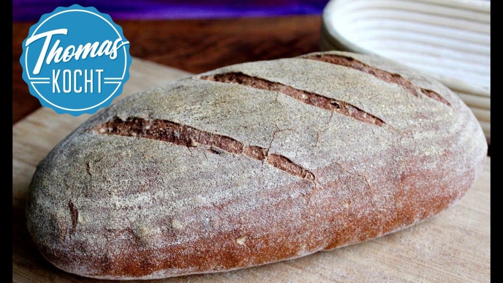 Brot selber backen | Weizenvollkornbrot Rezept | Bauernbrot