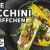 Einfach super lecker – Gefüllte Zucchini mit Hüttenkäse, Bulgursalat und jungen Erbsen vom Balkon
