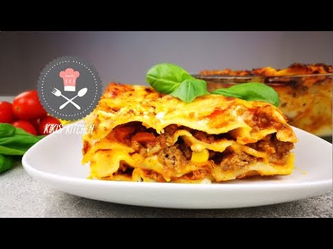 Leckere Lasagne | Bolognese | Bechamel Sauce | Mein Lieblingsrezept für Lasagne | Kikis Kitchen