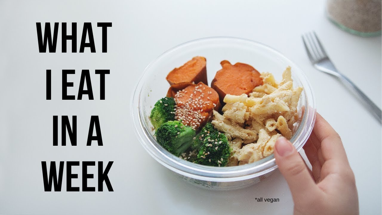 Everything I Eat in a Week *as a vegan uni student