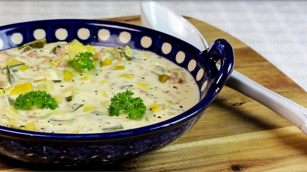 KÄSE-LAUCH SUPPE | Partysuppe