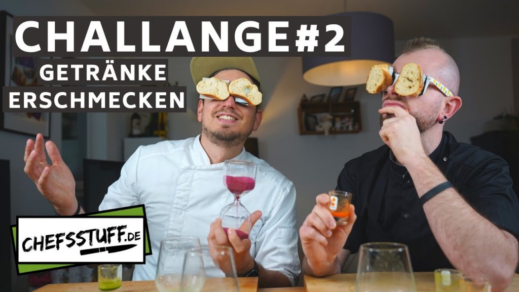 Getränke erschmecken Challange #2 | Schlag den Koch | Drinking in the Dark | Essen erschmecken |