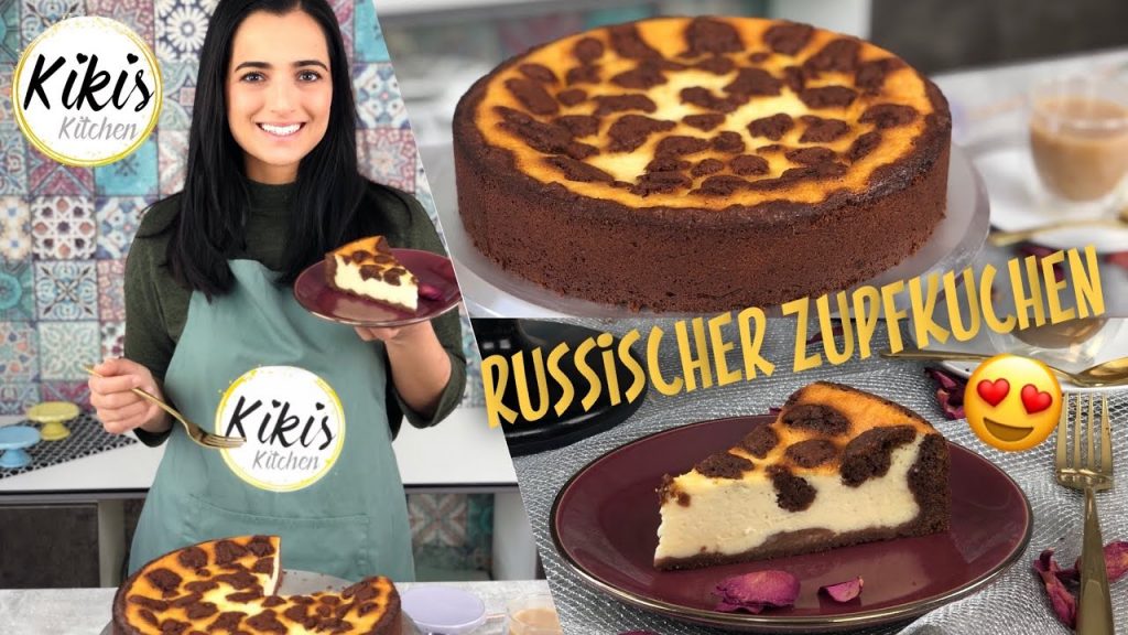 Rezept: Russischer Zupfkuchen von Kiki / Leckere Klassiker / Schokoladen-Mürbteig Käsekuchen