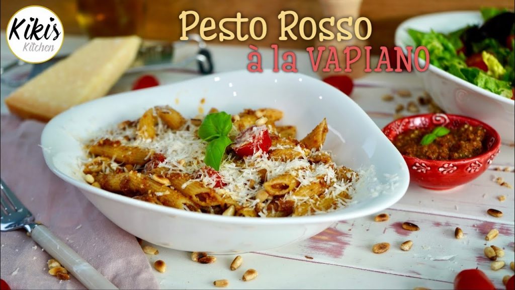 Rezept: Pesto Rosso – Pasta Rezept für zu Hause / Pestonudeln schnell und einfach