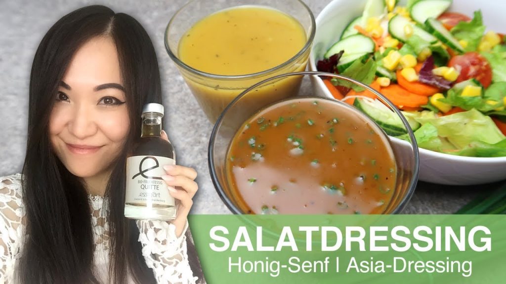 REZEPT: Salatdressing | Honig Senf | Asia Erdnusssoße Dressing