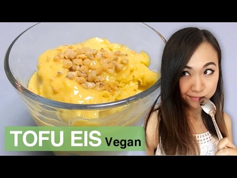 REZEPT: Tofu Mango Eis [Vegan]