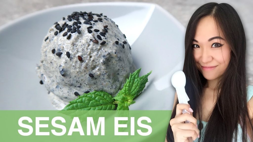 REZEPT: Schwarzes Sesam Eis | Eiscreme selber machen