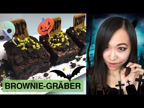REZEPT: Halloween Brownies | Brownie-Gräber