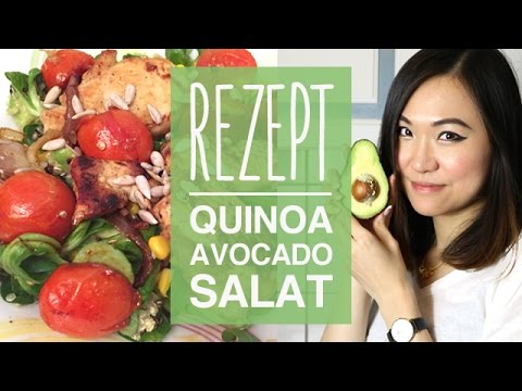 REZEPT: Quinoa Avocado Salat mit Hähnchen