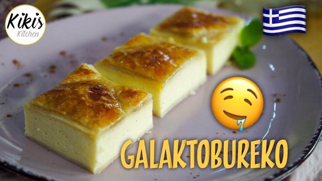 Galaktoboureko / griechischer Grießauflauf 🇬🇷 / γαλακτομπούρεκο