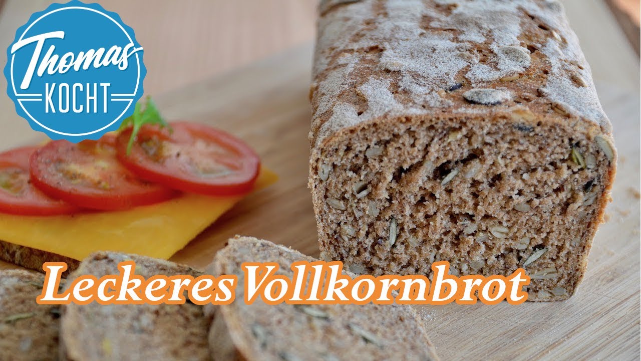 Vollkornbrot selber backen, lecker und gesund! / Brot backen / Thomas kocht