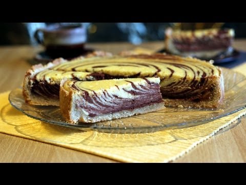 ZEBRA-SCHOKOLADEN-KÄSEKUCHEN | Zebra Chocolate Cheesecake