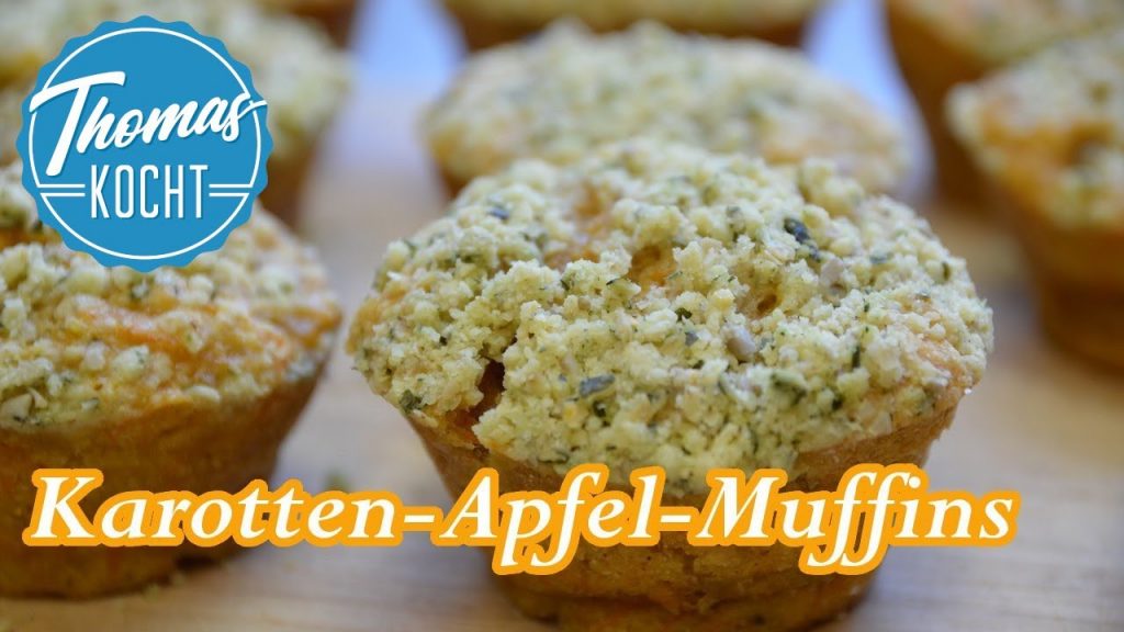 Karotten-Apfel Muffins  / Thomas kocht