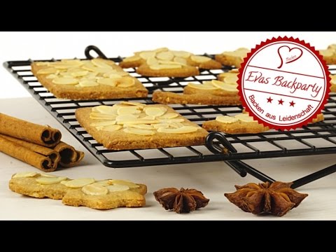 Spekulatius Kekse oder Plätzchen mit Mandeln / Backen mit Evas Backparty