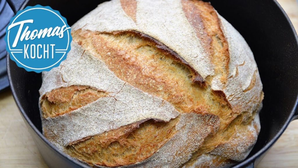 Brot backen ohne kneten / ganz einfach / no knead bread
