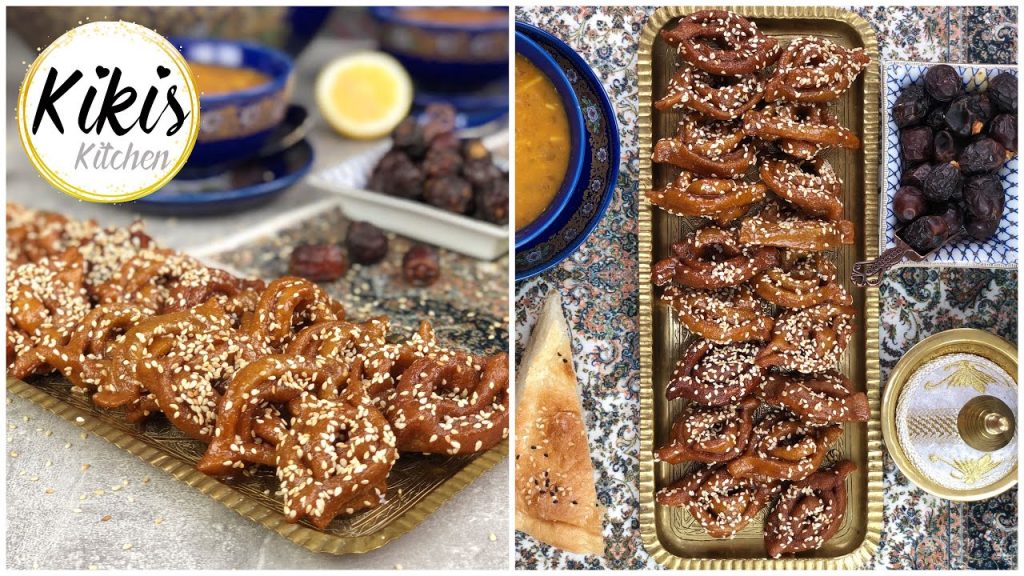 Chebakia | Griwach marokkanisches Gebäck Honiggebäck mit Sesam | Ramadan Gebäck | #3