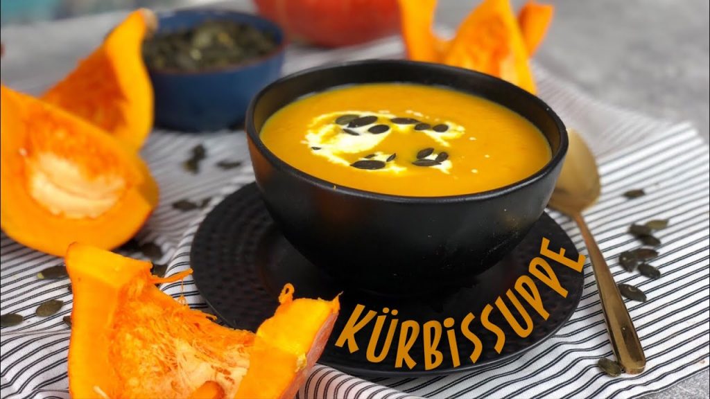Cremige Kürbissuppe KALORIENARM und super lecker | Suppenrezepte gesund | Hokkaido Kürbis