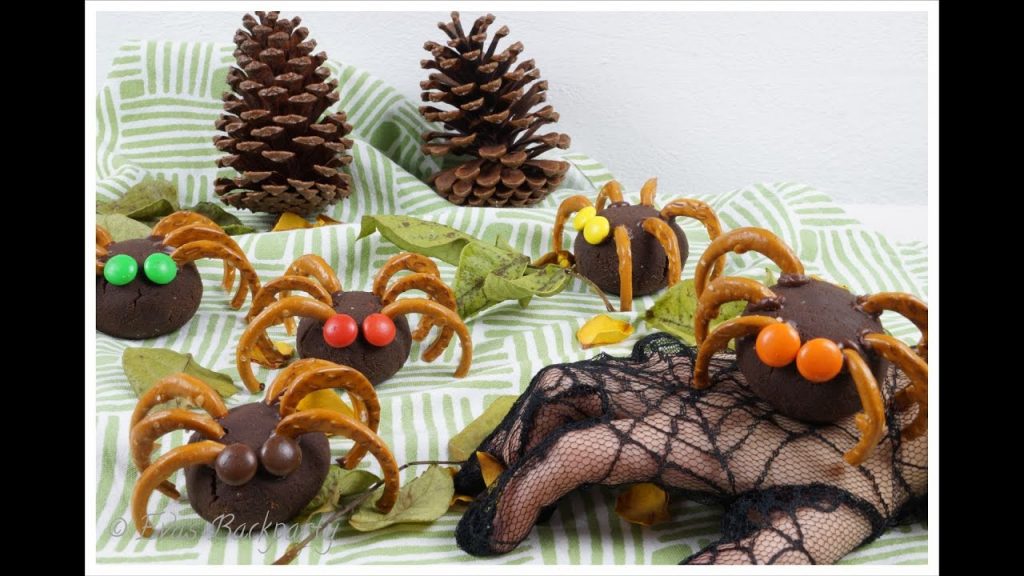 schokoladige Halloween – Spinnen ( Cakepops in Halloweendeko )