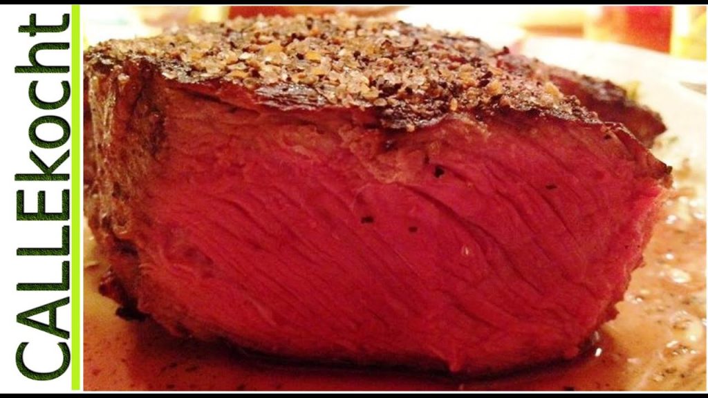 Steak richtig braten. Rezept um bestes Rumpsteak zubereiten | Recipe to prepare the best rump steak.