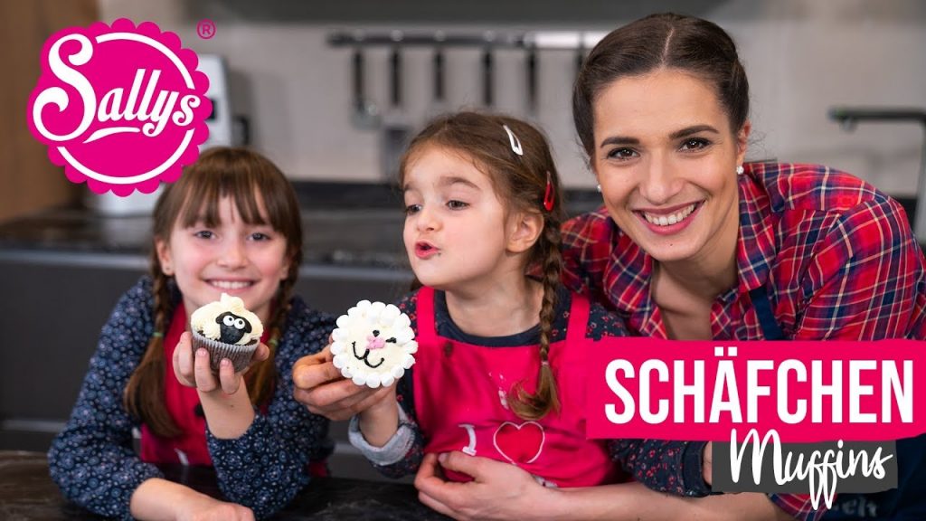 Kinder Rezept: Schäfchenmuffins / Mit Ela & Samira / Sallys Welt