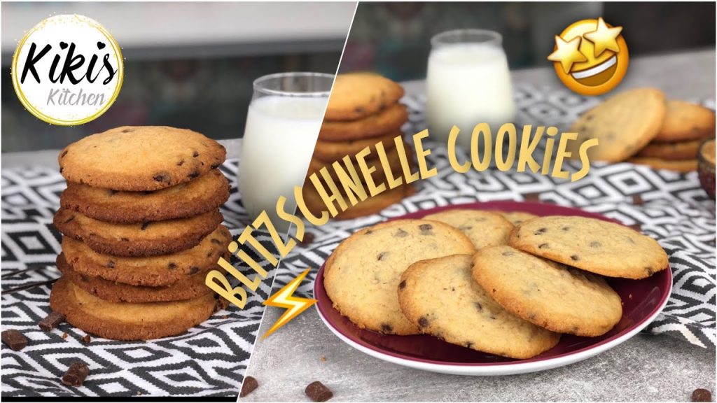 BLITZSCHNELLE Cookies selber machen | Kekse Blitzrezept