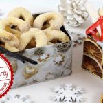 zarte Vanille- und erfrischende Orangenvanille - Kipferl ( Plätzchen zu Weihnachten )