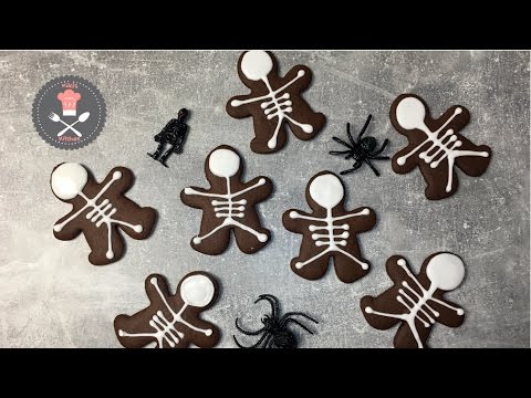 HALLOWEEN Skelett Kekse Rezept | Skeleton Cookies | Easy DIY | Horror Cookies