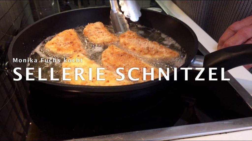 Sellerie Schnitzel mit Parmesan