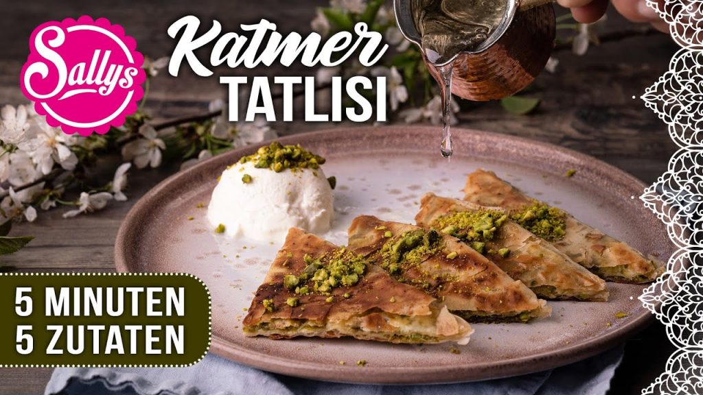 5 Minuten Dessert aus 5 Zutaten / Katmer Tatlısı / Ramadan Rezept / Sallys Welt