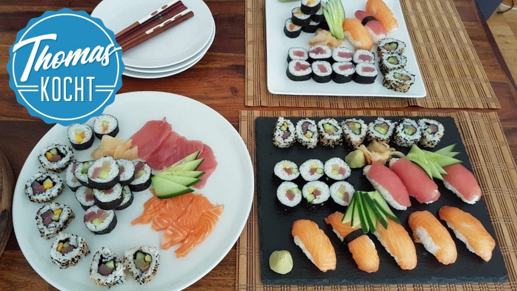 Sushi selber machen / Sushi Reis kochen / Nigiri, Maki Sushi und  California Roll / Thomas kocht
