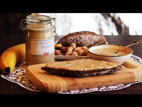 DIY: ERDNUSSBUTTER selber machen | peanut butter